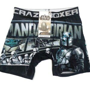Star Wars THE MANDALORIAN Boxer Briefs Crazy Boxer The Child Mens Size Small